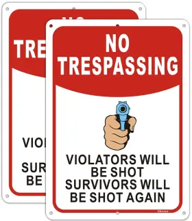 2PNTVS1014 AFUVEN Pack Trespassing Violators Shot Survivors
