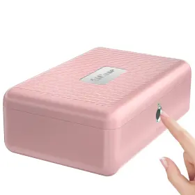 E0866 AICASE Biometric Fingerprint Storage Box Jewelry Cash