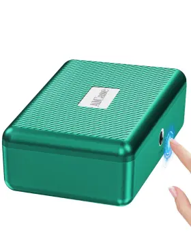 E1032 AICASE Biometric Fingerprint Storage Box Security Jew