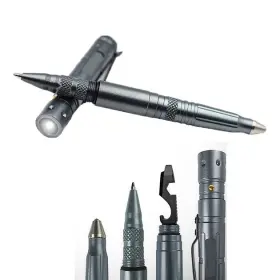 ALTA-7IN1TACPEN-BLACK ALTATAC Tactical Pen Tool Flashlight
