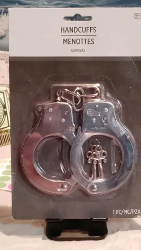 840317 AMSCAN Handcuffs Keys Pz