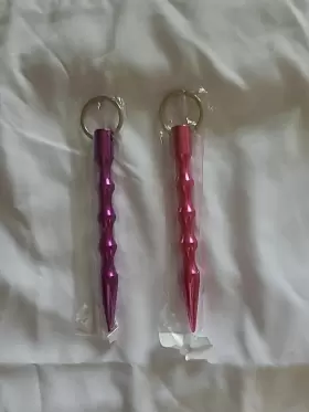 X0039M3EZF AMZANO Pink Safety Keychain Pack