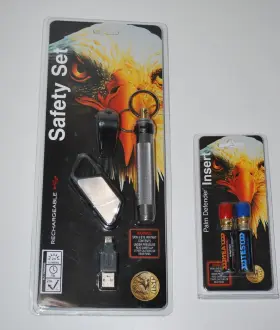 54914 ASP Safety Set Palm Defender Pewter Pepper Spray