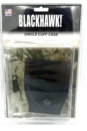 Blackhawk 44a153bk Traditional Single Handcuff Belt Case Black Cordura Nylon Duty Gear Blackhawk 44a153bk Traditional Single Handcuff Belt Case Black Cordura Nylon Duty Gear