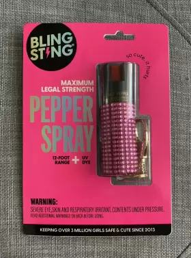 851580004007 BLING STING Pepper Spray Uv Dye