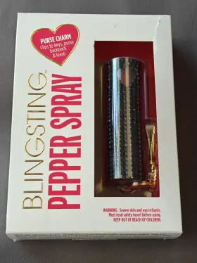 851580004021 BLING STING ESSENTIALS Pepper Spray Purse Charm