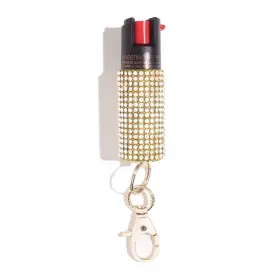 851580004137 BLINGSTING Pepper Spray Keychain Women