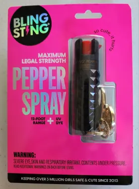 851580004342 BLINGSTING SUPER SPARKLY SAFETY STUFF Pepper