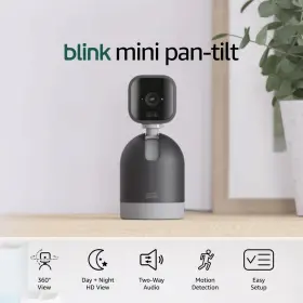 53-029593 BLINK Mini Pan Tilt Camera Rotating Plug Smart Secu