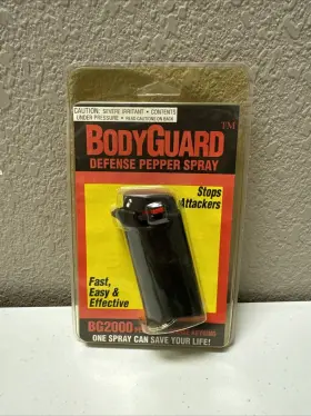 729258200009 BODYGUARD Defense Pepper Spray Stops Attackers