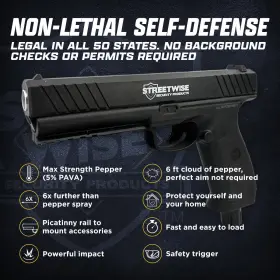 726084984950 STREETWISE Heat Caliber Pepper Launcher Ball Gun #3