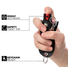 615317635335 BURN Pack Pepper Spray Security Defense Keychain #3