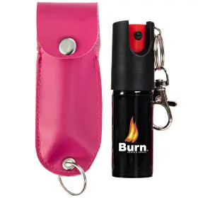 860010261392 BURN Pepper Spray Keychain Women Men Defense Se