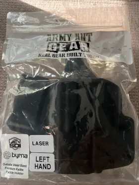 810042110557 BYRNA Army Ant Gear Owb Holster Left Kydex