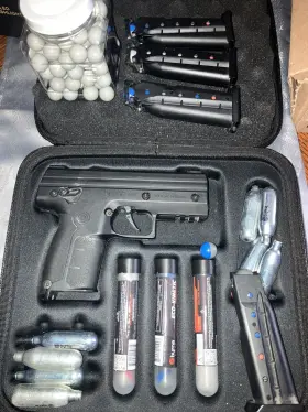 Byrna Sk68300ornpep Sd Kit With Accessories 3 Mags 4 Total Xtra Ammo Balls Co2 Cartridges Byrna Sk68300ornpep Sd Kit With Accessories 3 Mags 4 Total Xtra Ammo Balls Co2 Cartridges