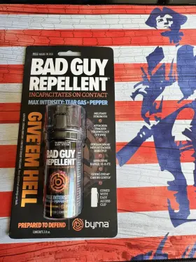 Byrna Technologies 810042112599 Bad Guy Repellent Hell Pepper 2 Oz. Bm - Spray Uv Dye Nakestore Byrna Technologies 810042112599 Bad Guy Repellent Hell Pepper 2 Oz. Bm - Spray Uv Dye Nakestore