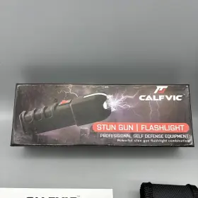 C-928 CALFVIC Stun Gun Flashlight Rechargeable Enforcement #2
