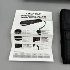 C-928 CALFVIC Stun Gun Flashlight Rechargeable Enforcement #3