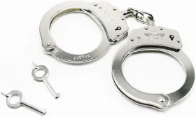 9004830 CAMPCO FOR HUNTING Uzi Police Handcuffs Set Double