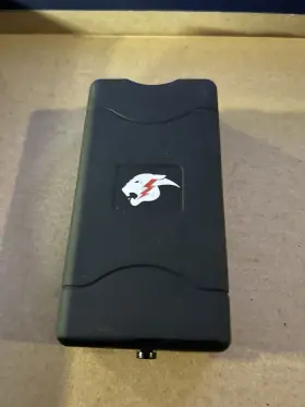 100BLK CHEETAH Stun Gun Flashlight Rechargeable Led
