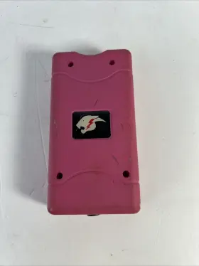 100PINK CHEETAH Pink Stun Gun Flashlight Rechargeable Led