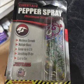 732326672684 CHEETAH Pepper Spray Maximum Defense Security