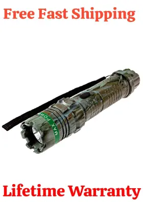 732326672707 CHEETAH Stun Gun Tactical High Flash Light Camo