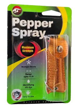 804879142683 CHEETAH Pepper Spray Keychain Women Safety Snake