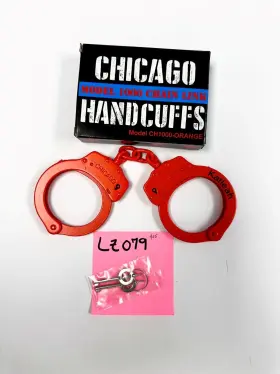 CH1000-ORANGE CHICAGO HANDCUFF COMPANY Handcuffs