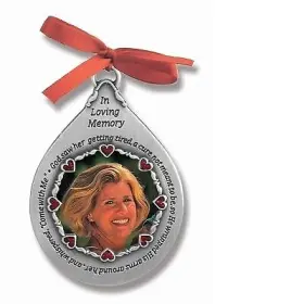 785525243759 CHRISTMAS Ornament Memorial Loving Memory Frame