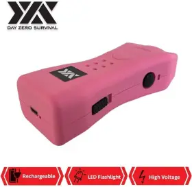 DZS718PK DAY ZERO SURVIVAL Mini Stun Gun Led Light Dzs Pink #2