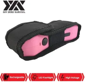 DZS718PK DAY ZERO SURVIVAL Mini Stun Gun Led Light Dzs Pink #3