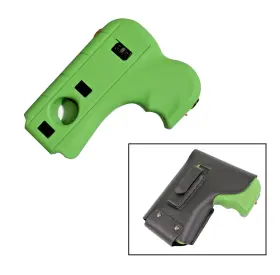 14677 DEFENDER Mv Rechargeable Pistol Grip Stun Gun Light