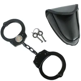 HD-528 DEFENDER Pch Chain Link Handcuffs Double Lock Cuffs