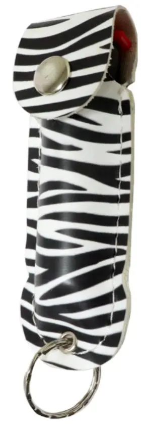 810027431813 DEFENDER XTREME Zebra Pepper Spray Defense Key #3