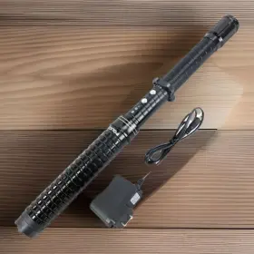HY-X10 DEFENDER XTREME Tactical Police Baton Flashlight Stun