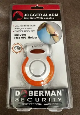 185535000500 DOBERMAN SECURITY Jogger Alarm Power Flashing