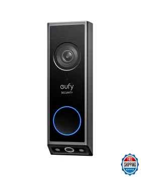 B0CM3DVK39 EUFY SECURITY Video Doorbell Dual Cams Night