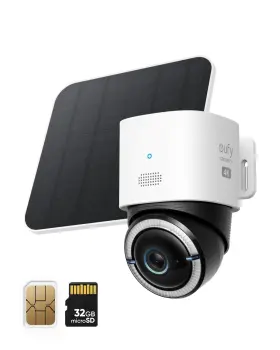 B0CWZZKZR2 EUFY SECURITY Lte Cam Wireless Pan Tilt Solar Sim