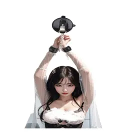 761099675899 FEHEOO Suction Cup Bdsm Handcuffs Cuffs Cha