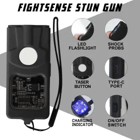 FS-93BK FIGHTSENSE Rechargeable Mini Stun Gun Defense #2