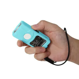 FS-93CY FIGHTSENSE Rechargeable Mini Stun Gun Defense Cyan