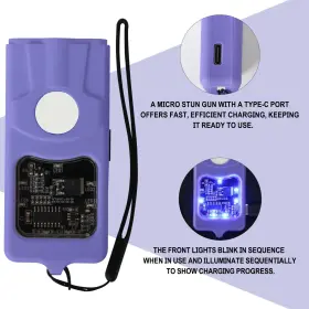 FS-93PR FIGHTSENSE Rechargeable Mini Stun Gun Defense #3