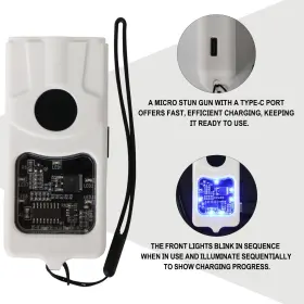 FS-93WT FIGHTSENSE Rechargeable Mini Stun Gun Defense #3
