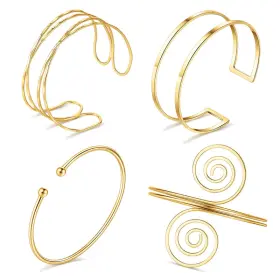 B0F6N238Z1 FIRAZIO Arm Cuff Jewelry Women Upper Bangle Armlet