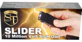 747670101124 FLASHLIGHT Slider Million Volt Stun Gun