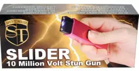747670101131 FLASHLIGHT Slider Million Volt Stun Gun