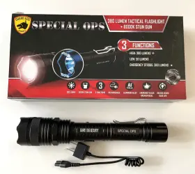 804879430360 FLASHLIGHT Ops Tactical Stun Gun
