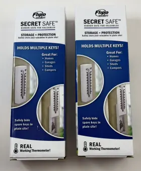 Ds-thermometer FLIPO Hidden Key Wall Secret Safe Stash Box #2