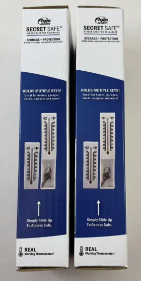 Ds-thermometer FLIPO Hidden Key Wall Secret Safe Stash Box #3